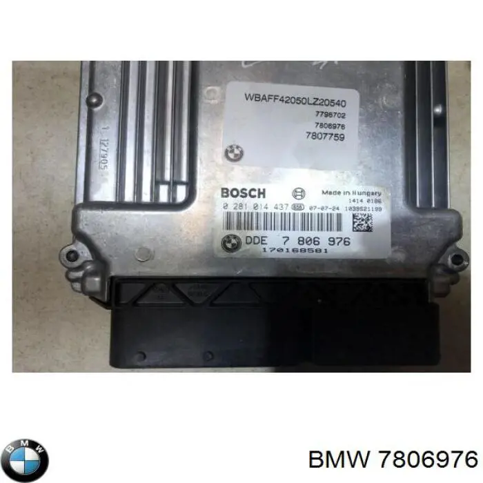 7806976 BMW Módulo de direção (Centralina eletrônica) de motor