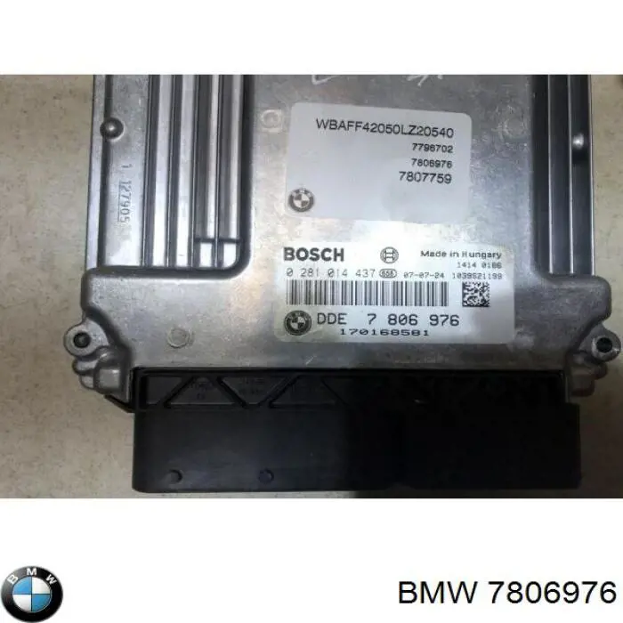 Módulo de direção (Centralina eletrônica) de motor BMW 7806976