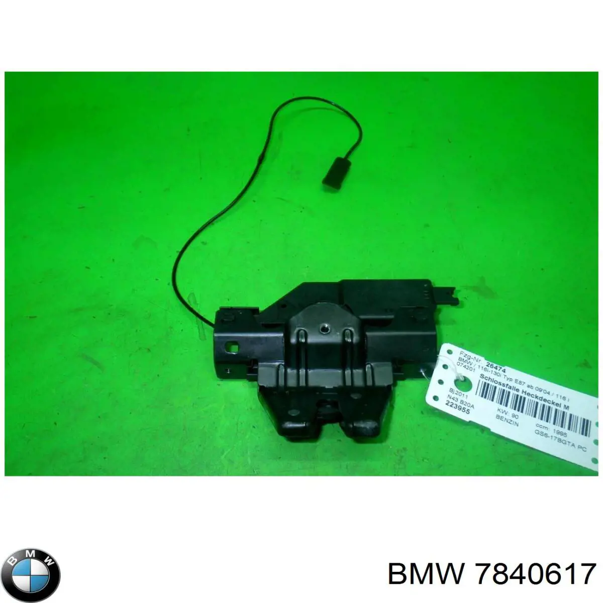 Fecho de tampa de porta-malas (de 3ª/5ª porta traseira) BMW 7840617 preço, a partir de 35,75 USD