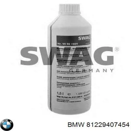 Fluido de esfriamento BMW 81229407454 preço, a partir de 18,76 USD