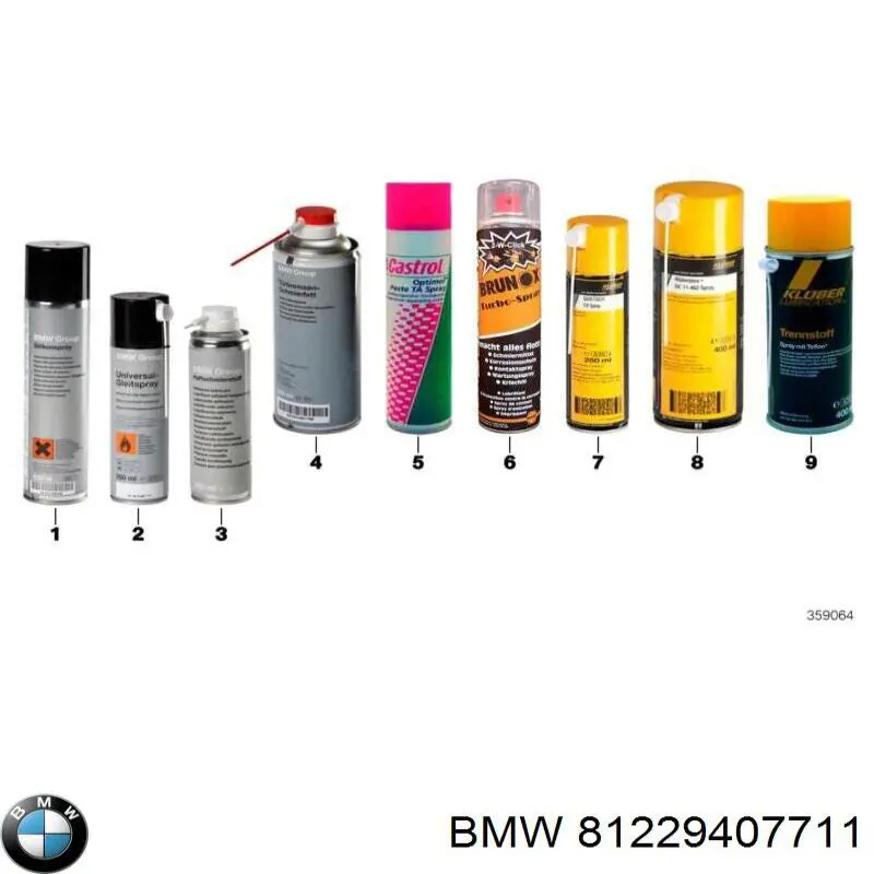 Lubrificante universal BMW 81229407711 preço, a partir de 23,00 USD