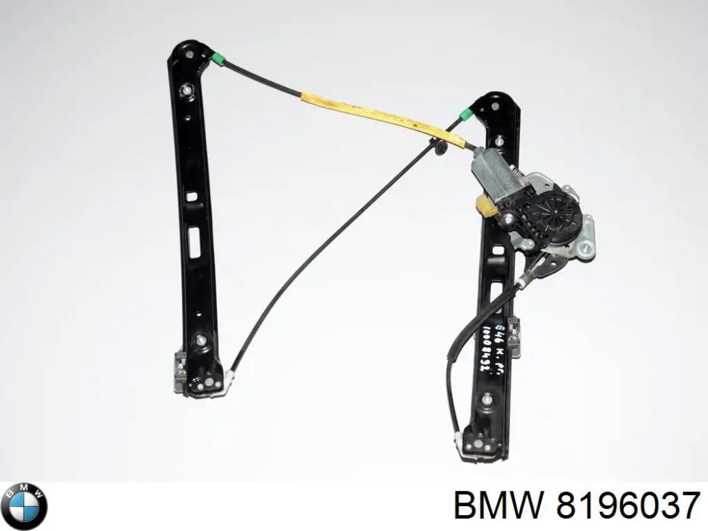 8196037 BMW Mecanismo de acionamento de vidro da porta dianteira esquerda