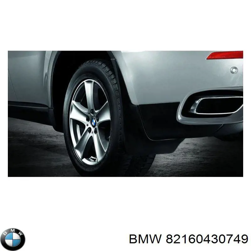 Protetores de lama traseiros, kit BMW X6  E72