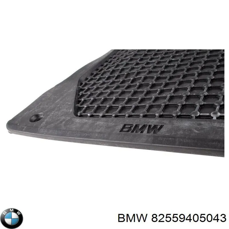 Compre 82559405043 BMW Tapete dianteiro, kit de 2 un.