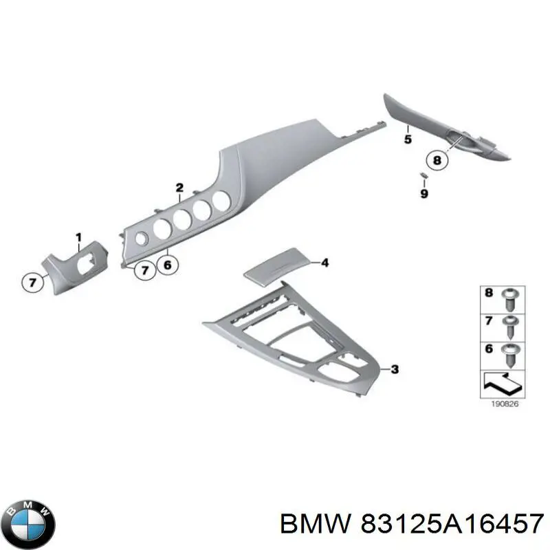 Limpador de revestimento de couro de salão 83125A16457 BMW