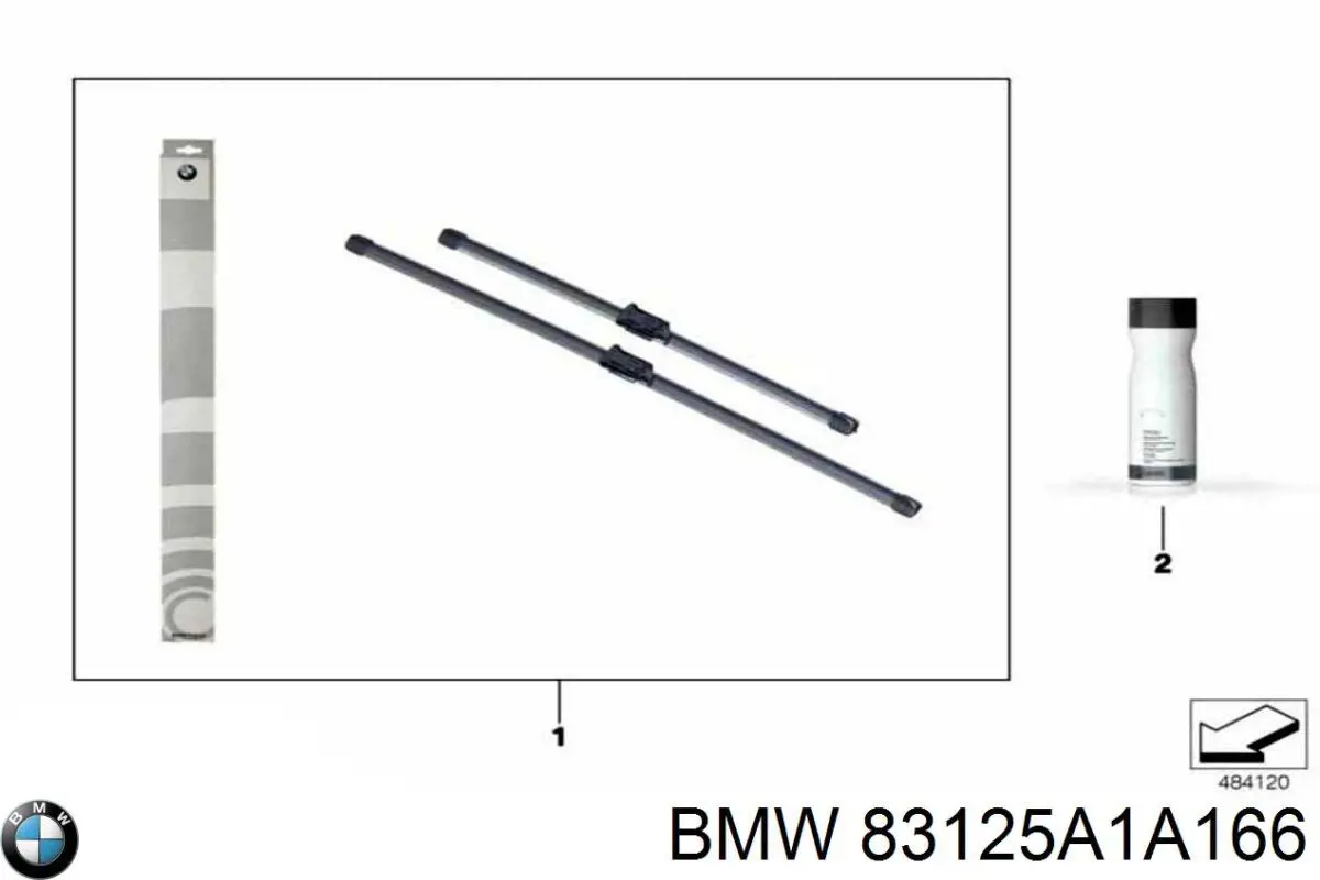 Fluido para lavador de pára-brisas 83125A1A166 BMW