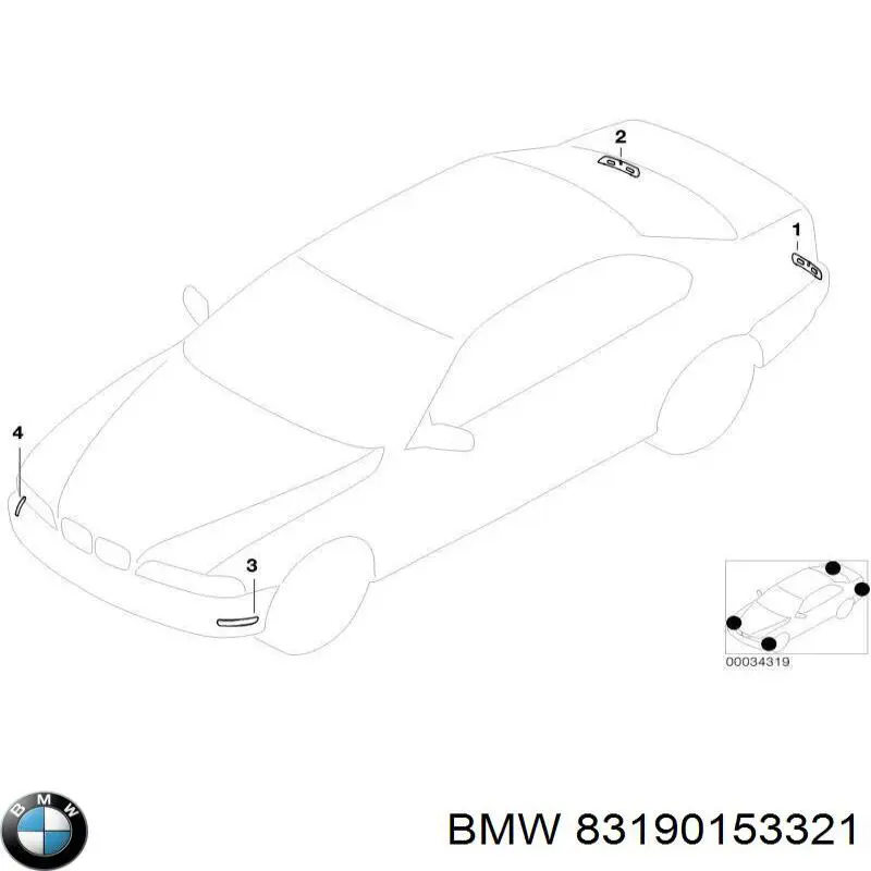 Compre 83190153321 BMW 