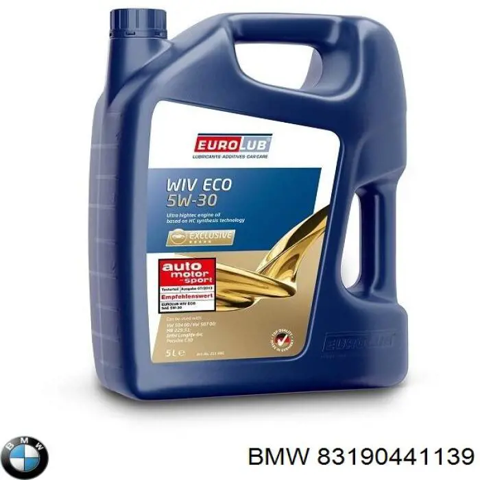 Aditivos do sistema de combustível dos motores diesel BMW 83190441139