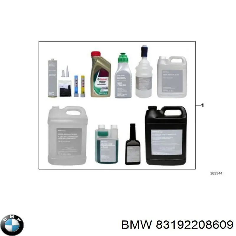 Compre 83192208609 BMW Lubrificante para os fechamentos e goznos
