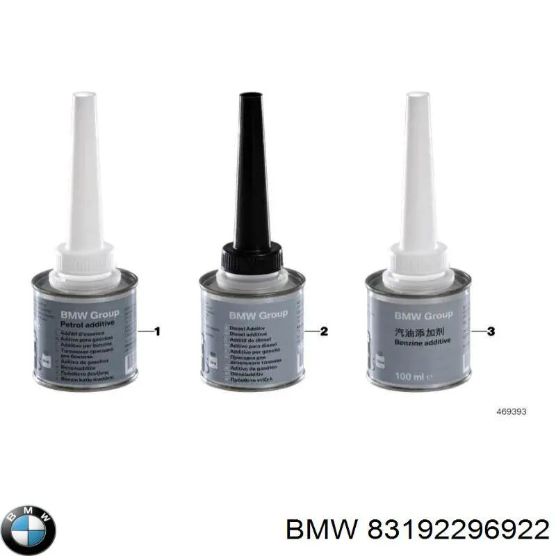 Compre 83192296922 BMW Aditivos do sistema de combustível dos motores diesel
