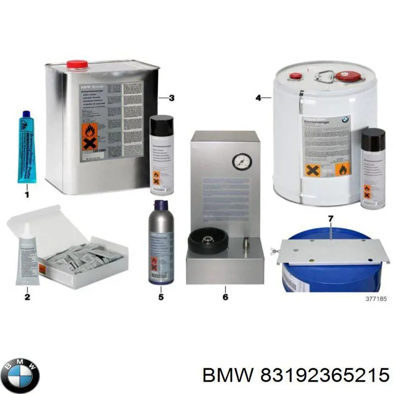 83192365215 BMW Limpador dos sistemas de frenagem