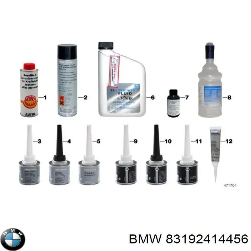 Aditivos do sistema de combustível dos motores diesel BMW 83192414456 preço, a partir de 20,70 USD