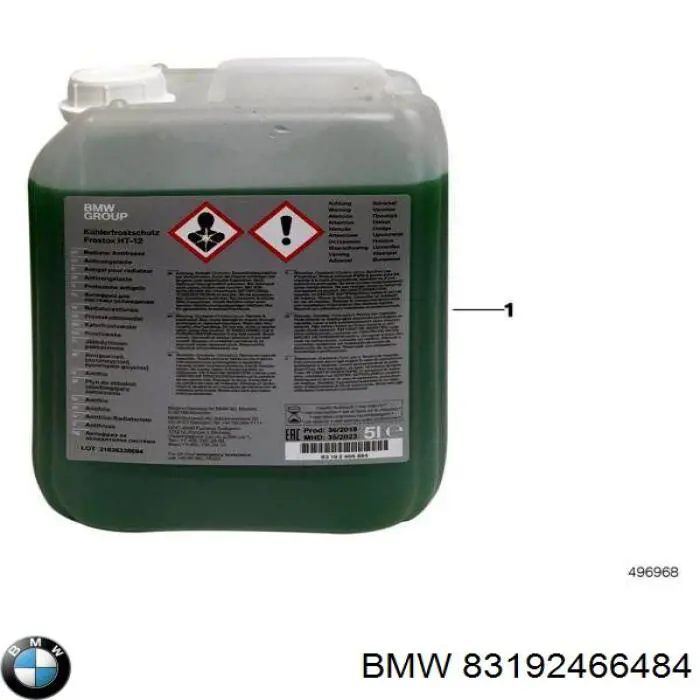 83192466484 BMW Fluido de esfriamento