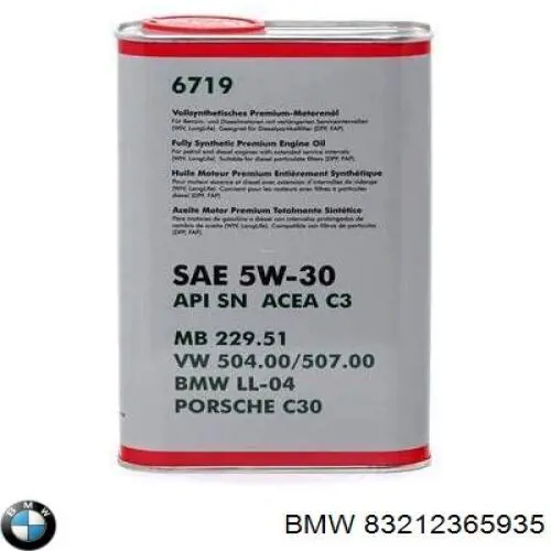 Compre 83212365935 BMW Óleo para motor