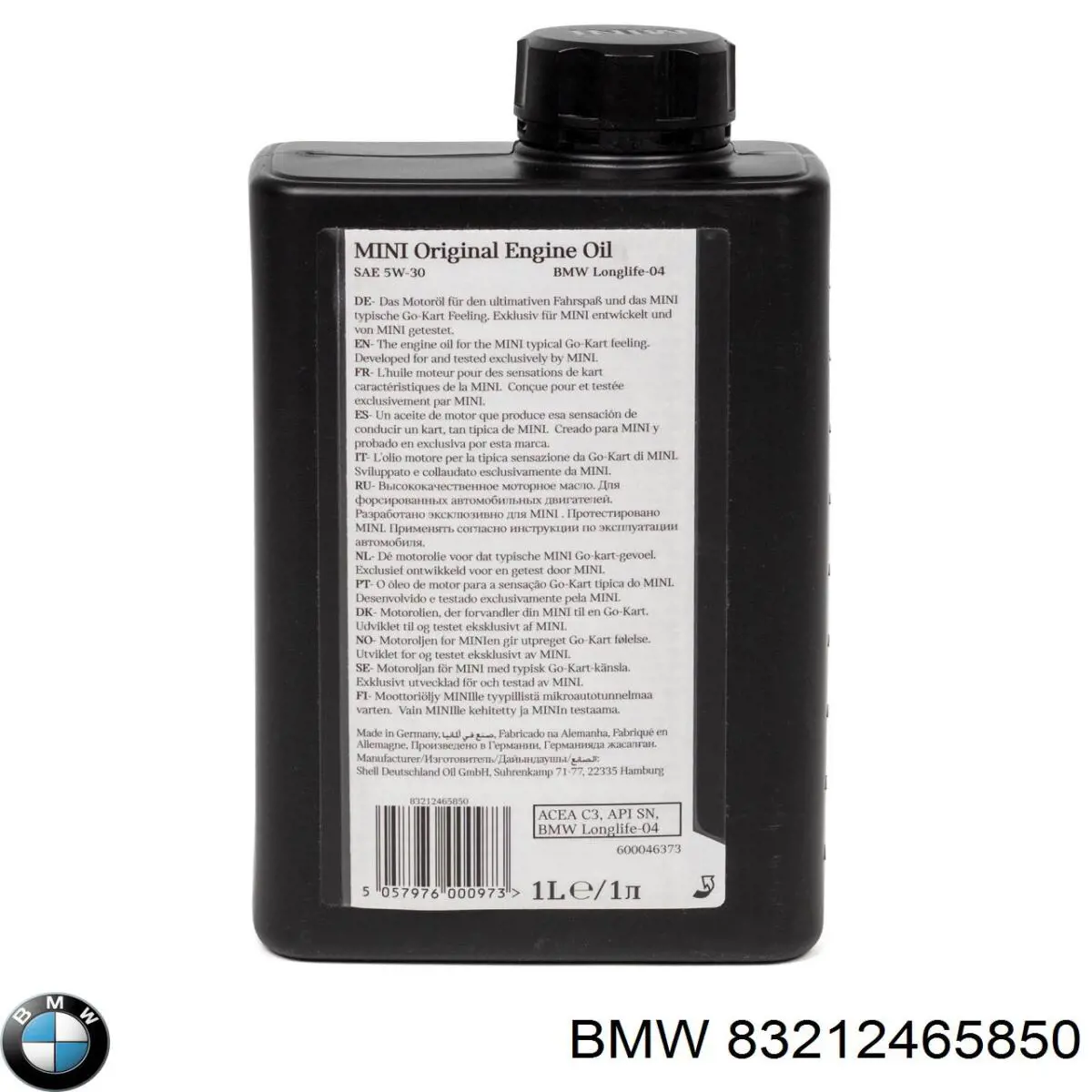 Óleo para motor 83212465850 BMW