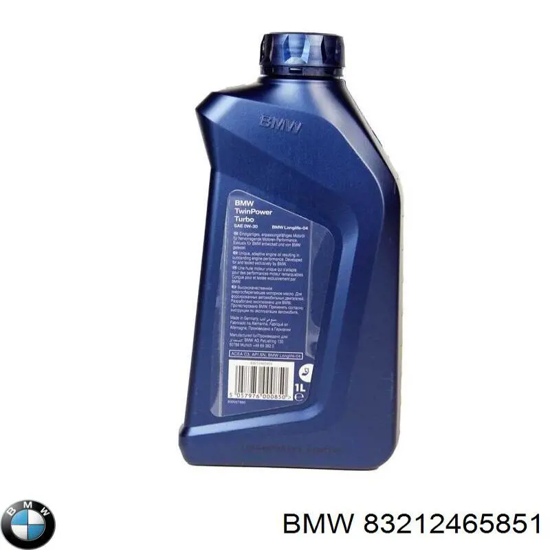Óleo para motor BMW 83212465851 preço, a partir de 2315,25 USD