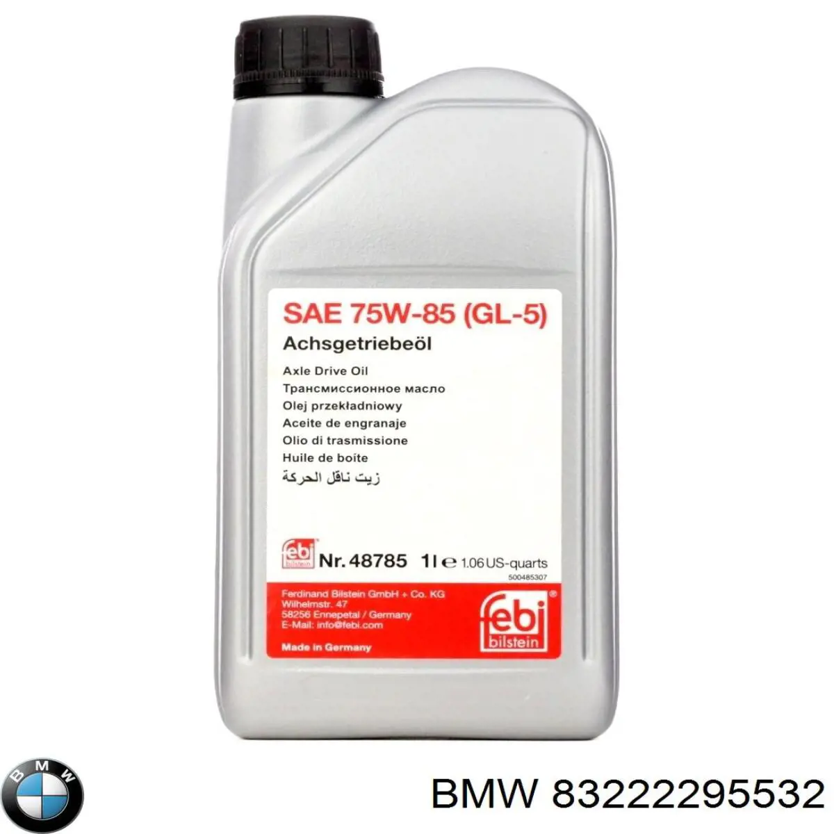 Compre 83222295532 BMW Óleo de transmissão