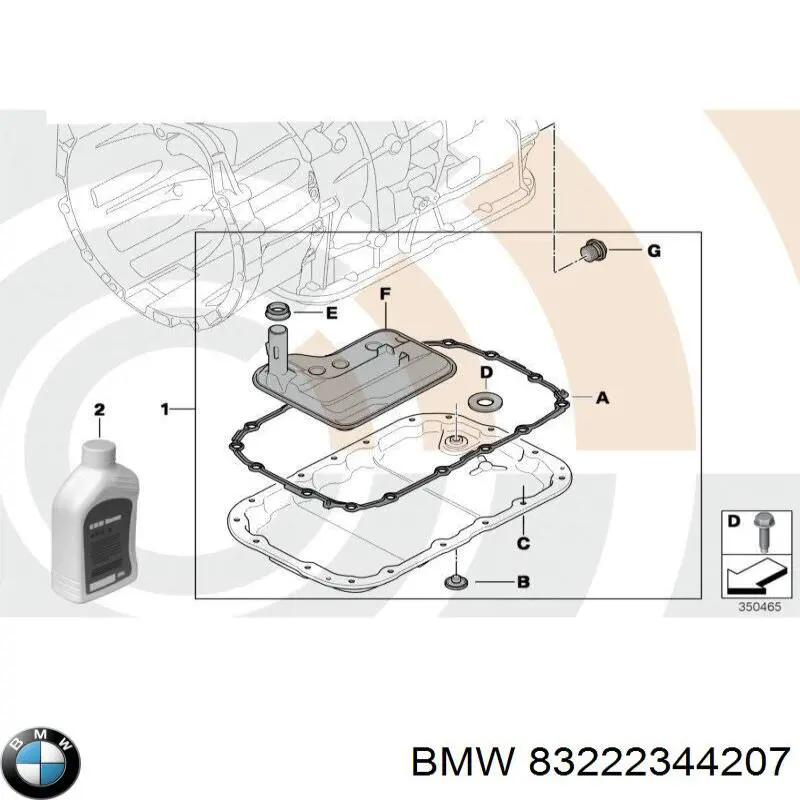 Compre 83222344207 BMW Óleo de transmissão