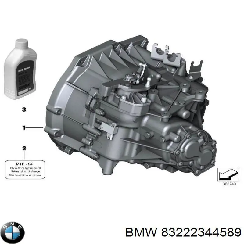 Óleo de transmissão BMW 83222344589 preço, a partir de 20,27 USD