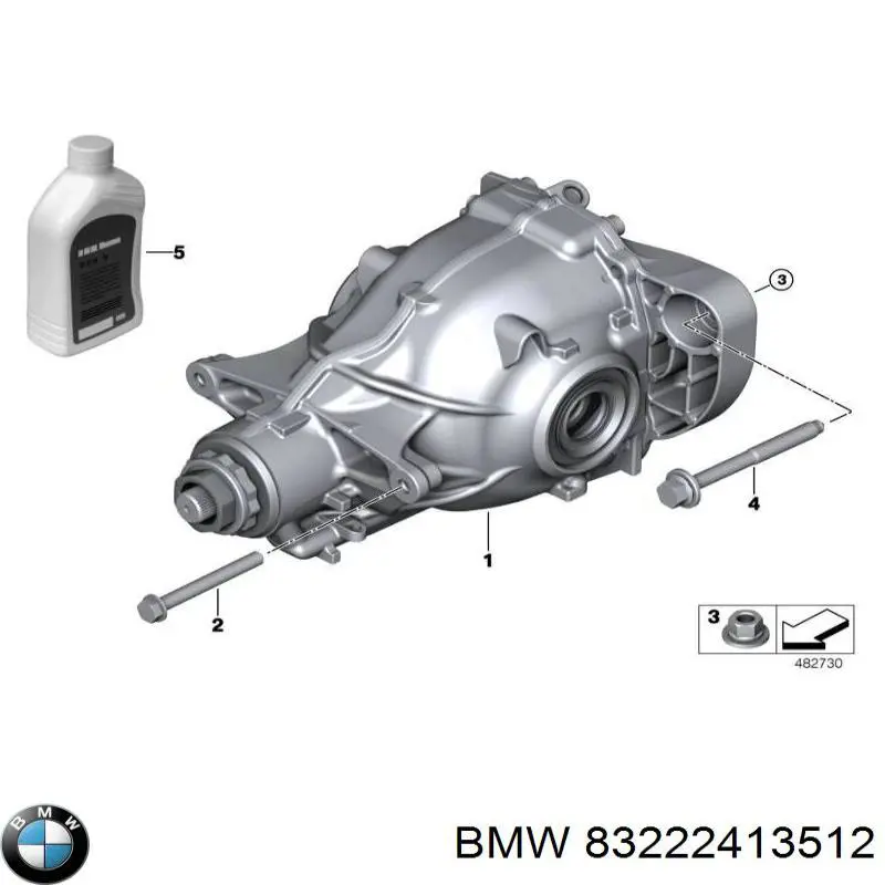 83222413512 BMW Óleo de transmissão