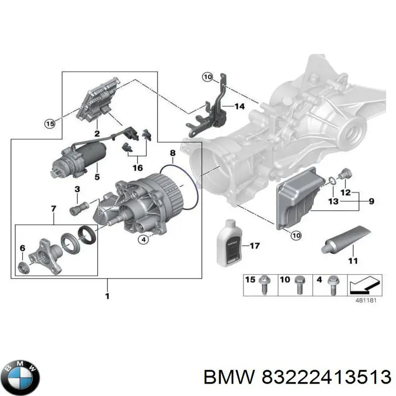 83222413513 BMW Óleo de transmissão