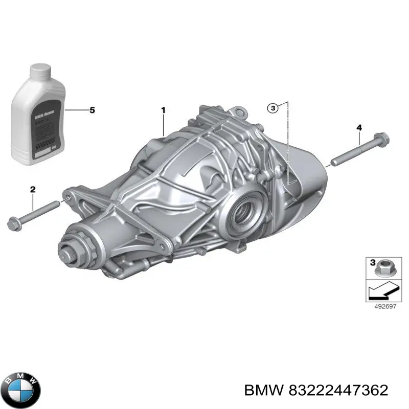83222447362 BMW Óleo de transmissão