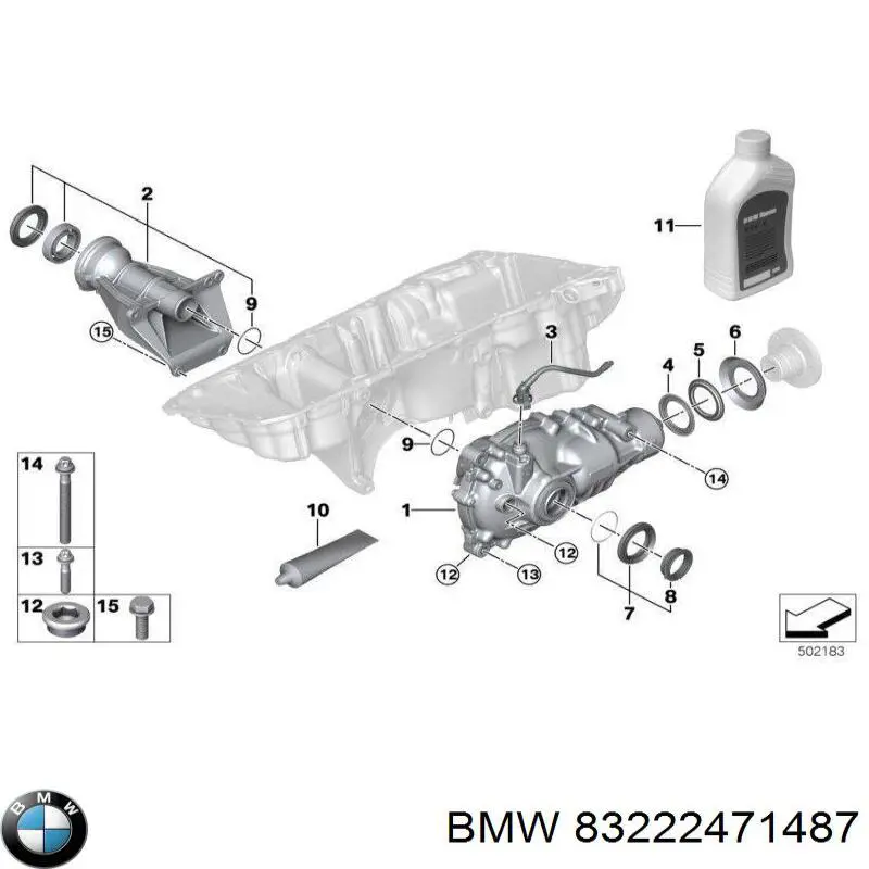 Óleo de transmissão BMW 83222471487 preço, a partir de 75,09 USD