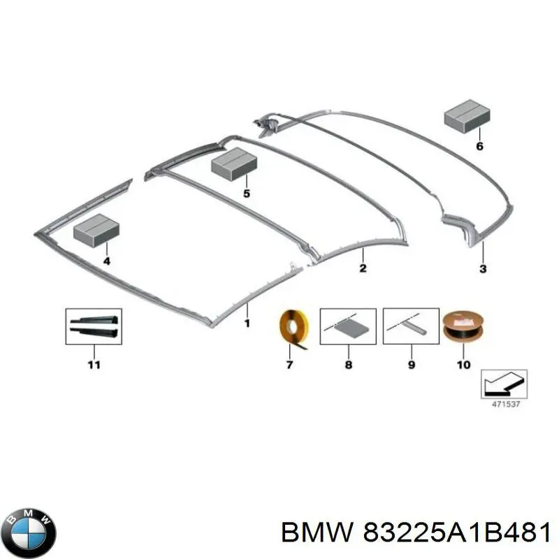 83225A1B481 BMW 