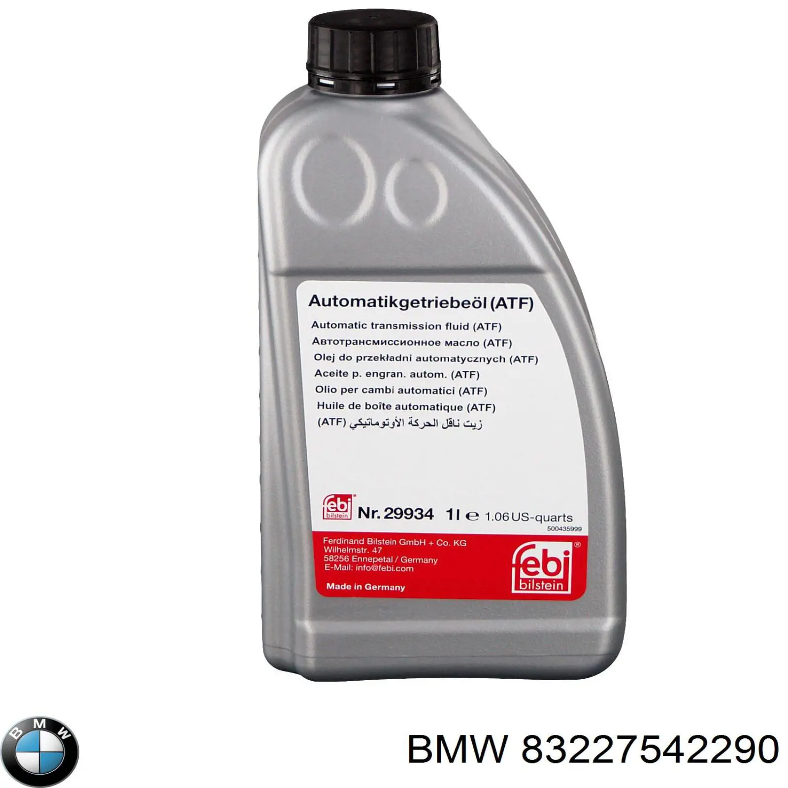 Compre 83227542290 BMW Óleo de transmissão