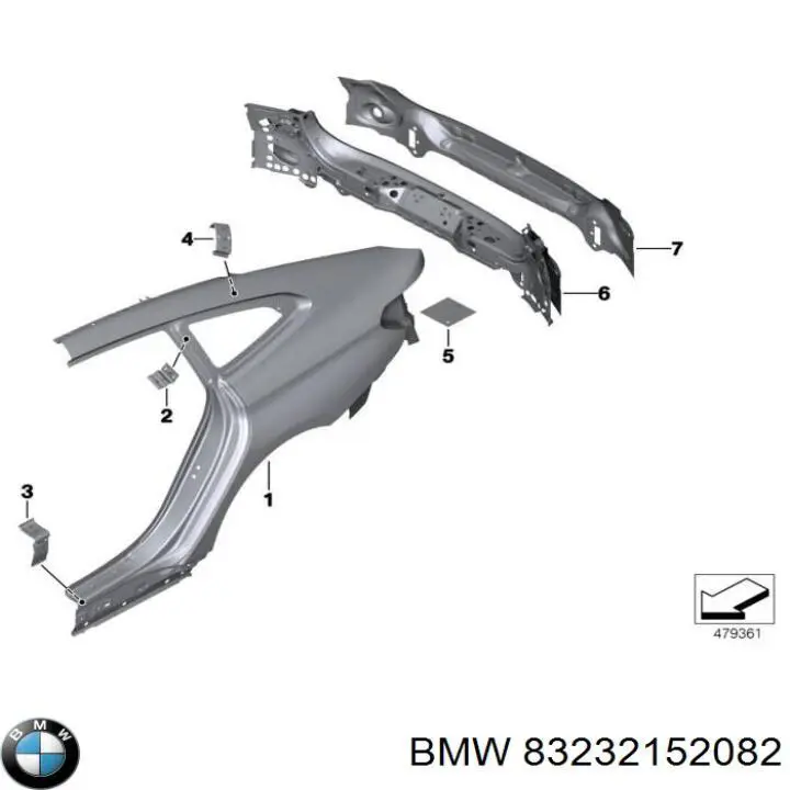 Compre 83232152082 BMW 