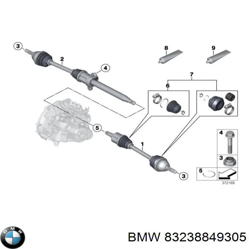 Lubrificante para os rolamentos e juntas homocinéticas BMW 83238849305 preço, a partir de 15,18 USD