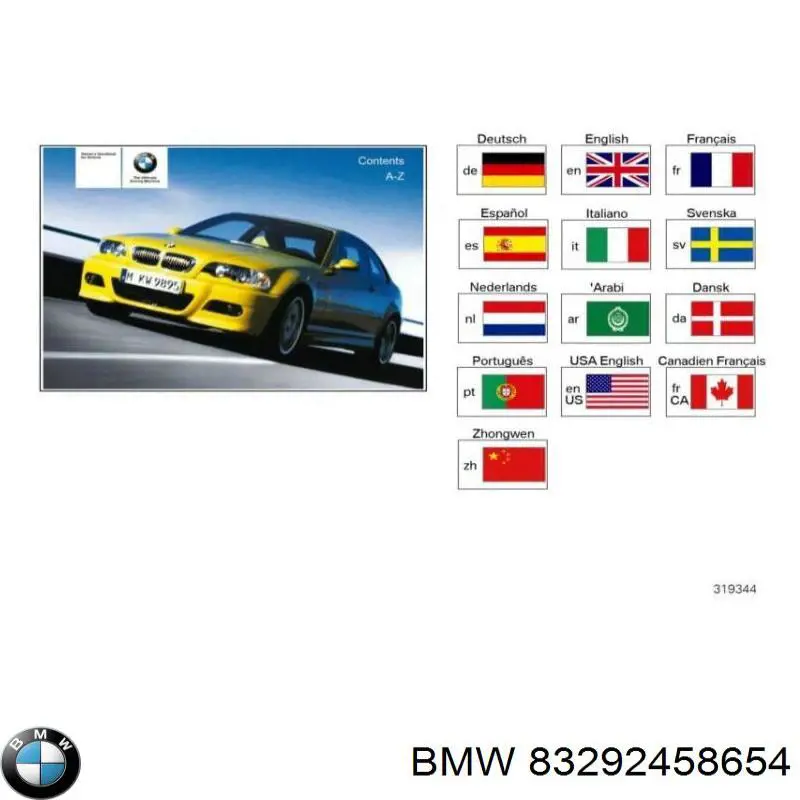  BMW 83292458654 preço, a partir de 15,39 USD
