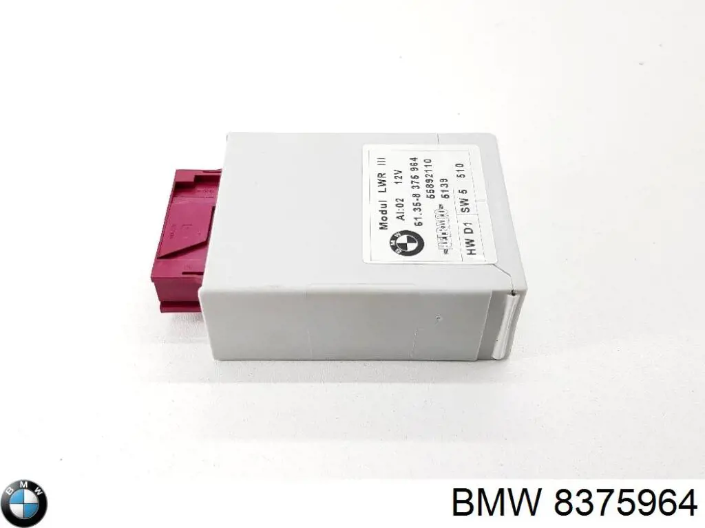 8375964 BMW Módulo de direção (Centralina eletrônica) de iluminação adativa da luz direita