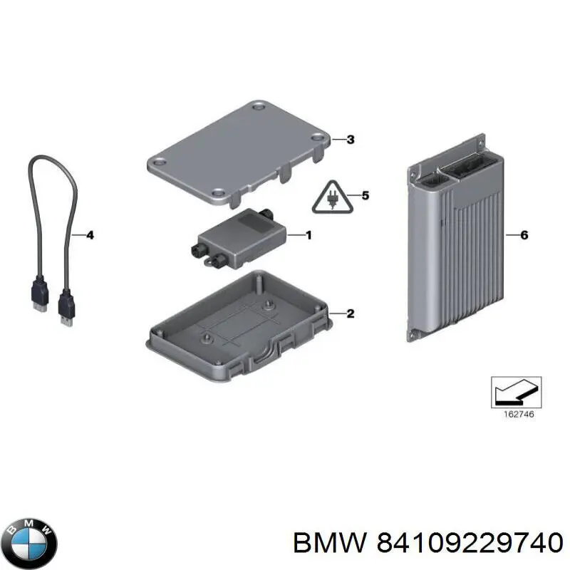84109229740 BMW Unidade de carregamento de dispositivo do alto-falante