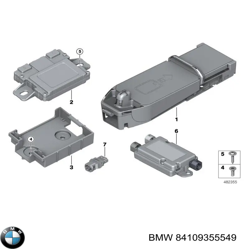 84109355549 BMW Concentrador USB