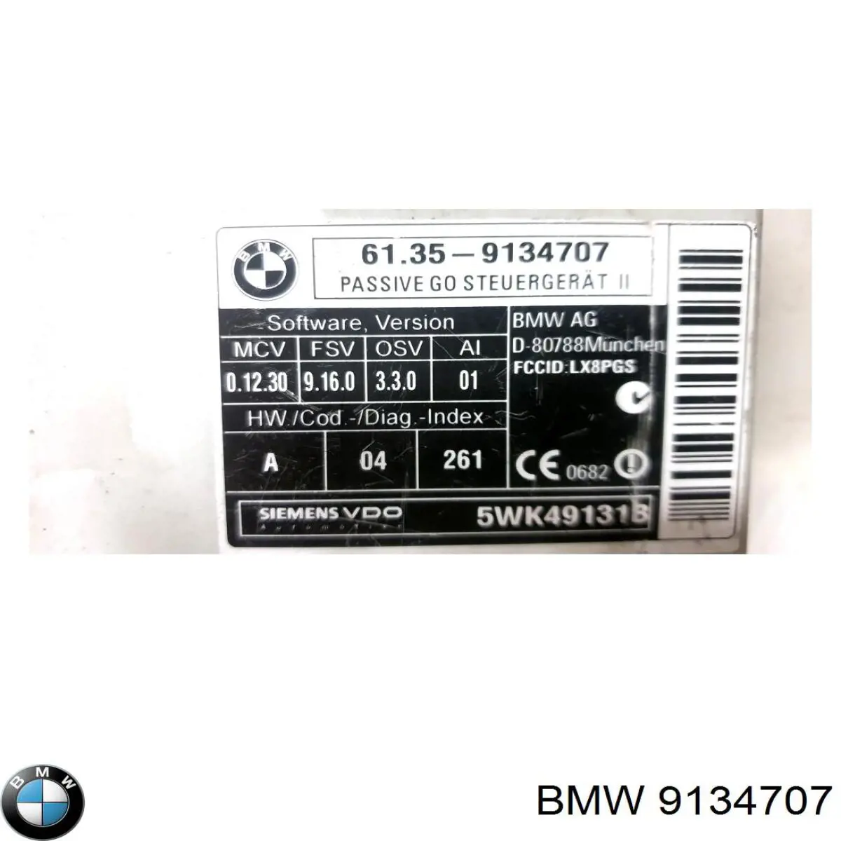 Unidade de controlo do fecho central BMW 9134707 preço, a partir de 143,02 USD
