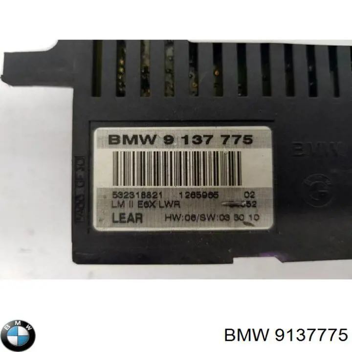 Módulo de direção (Centralina eletrônica) de controlo de integridade de lâmpadas 9192641 BMW