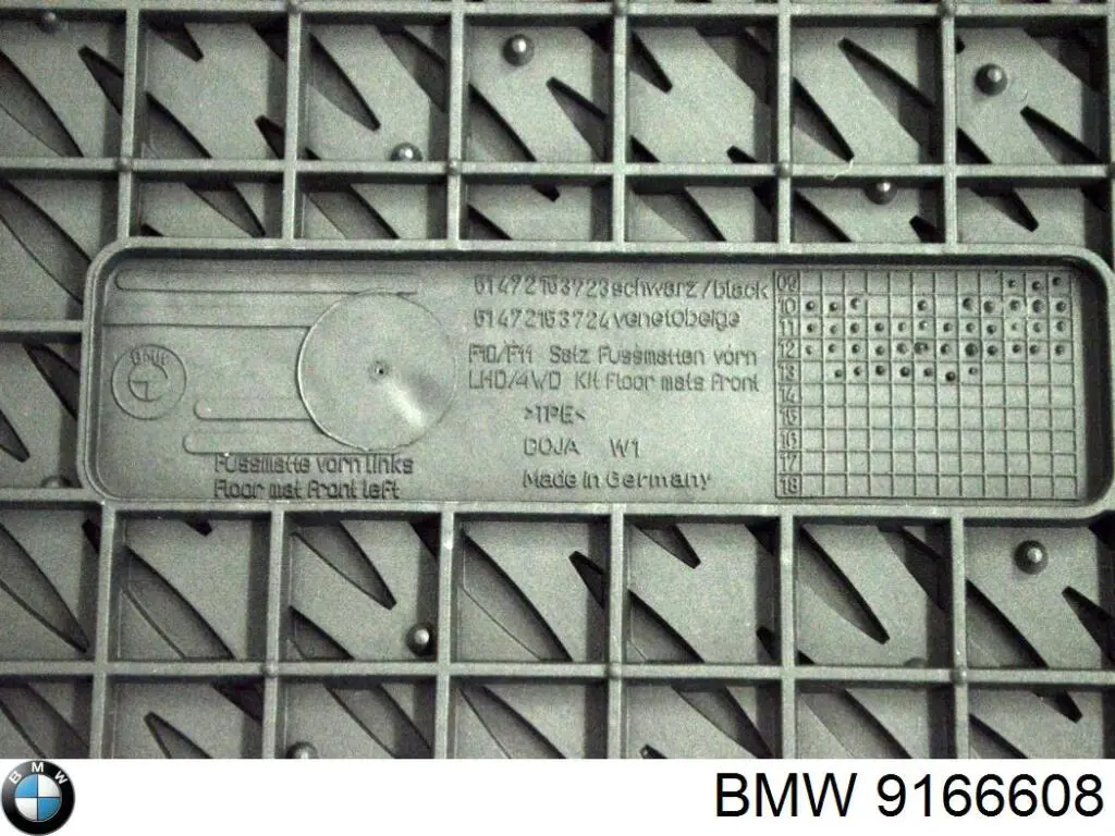 Compre 9166608 BMW Kit de fixação de tapetes de salão