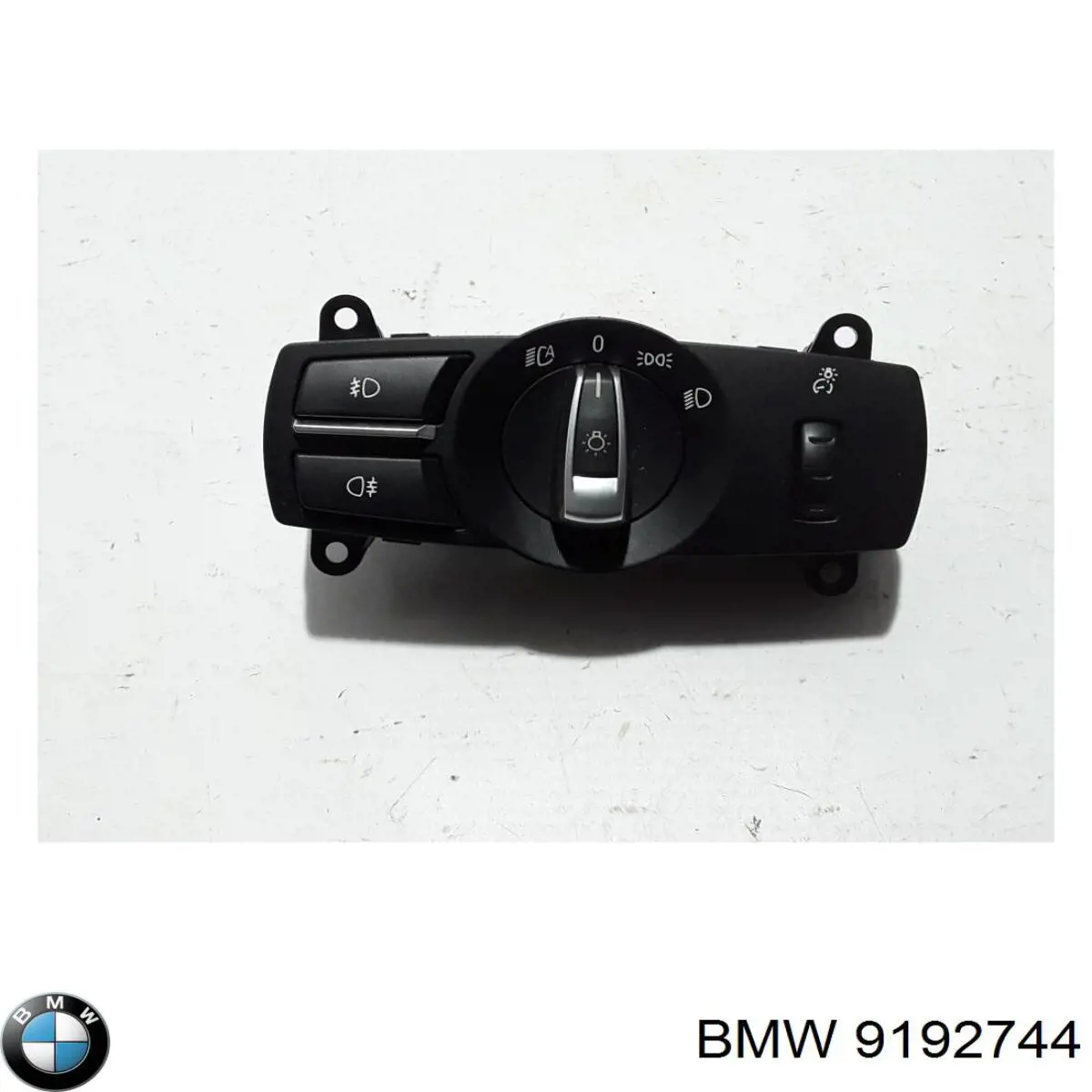 Comutador das luzes no "painel de instrumentos" 9192744 BMW