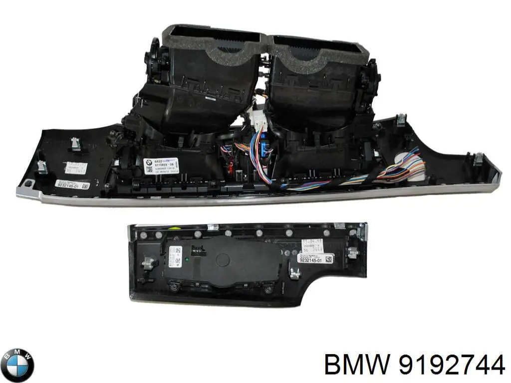 Comutador das luzes no "painel de instrumentos" 9192744 BMW