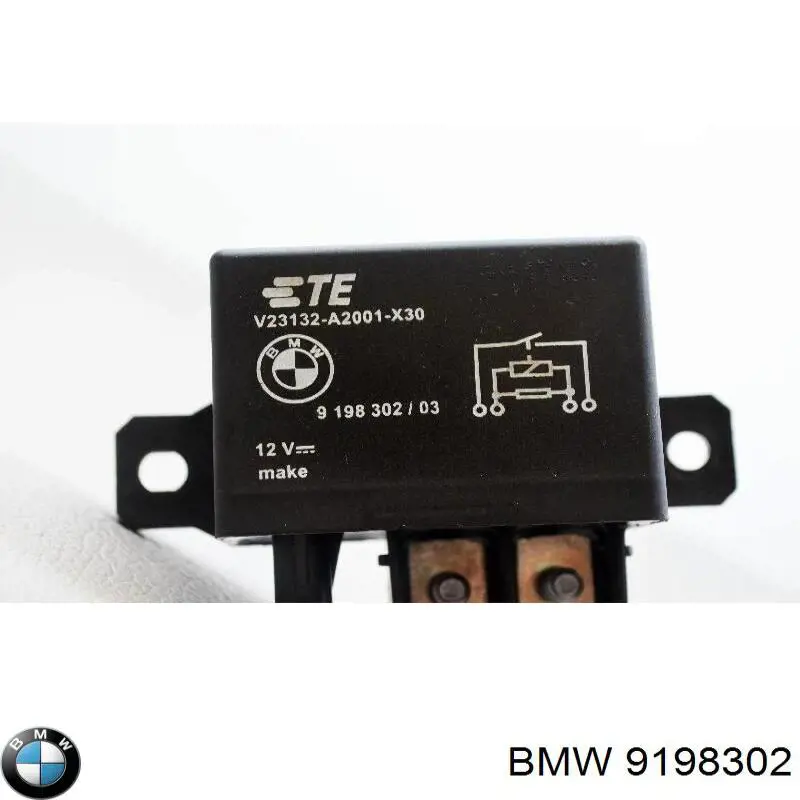 Relê de pisca-pisca 9198302 BMW