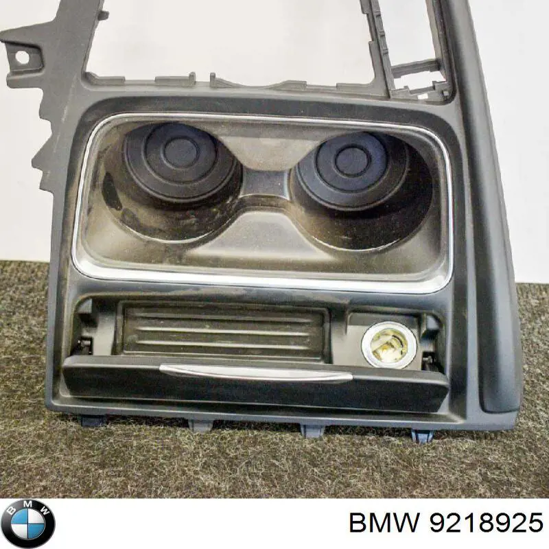 Placa sobreposta decorativa de consola central BMW 9218925