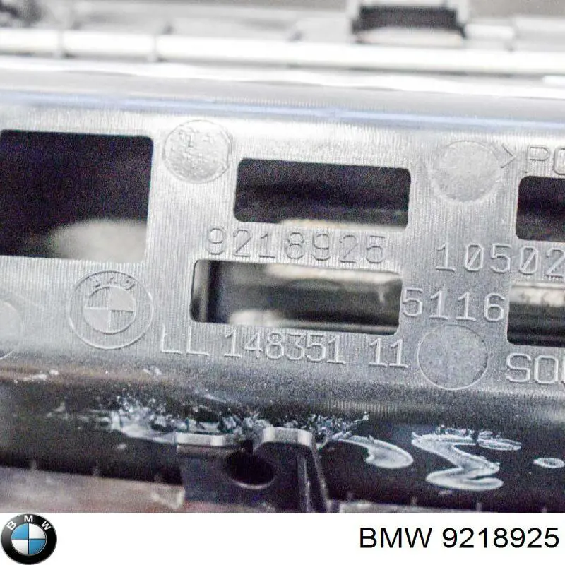 Placa sobreposta decorativa de consola central 9218925 BMW