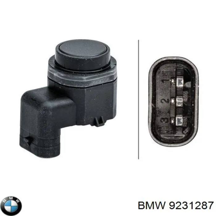 Sensor dianteiro lateral de sinalização de estacionamento (sensor de estacionamento) BMW 9231287 preço, a partir de 62,99 USD