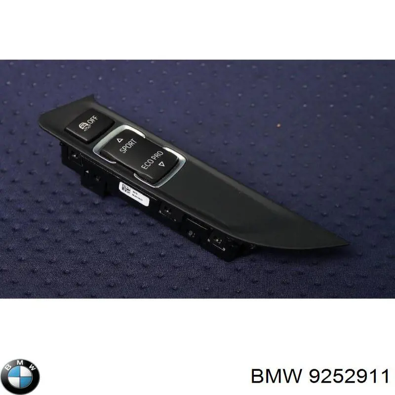 9252911 BMW Unidade de botões de controlo de elevador de vidro de consola central