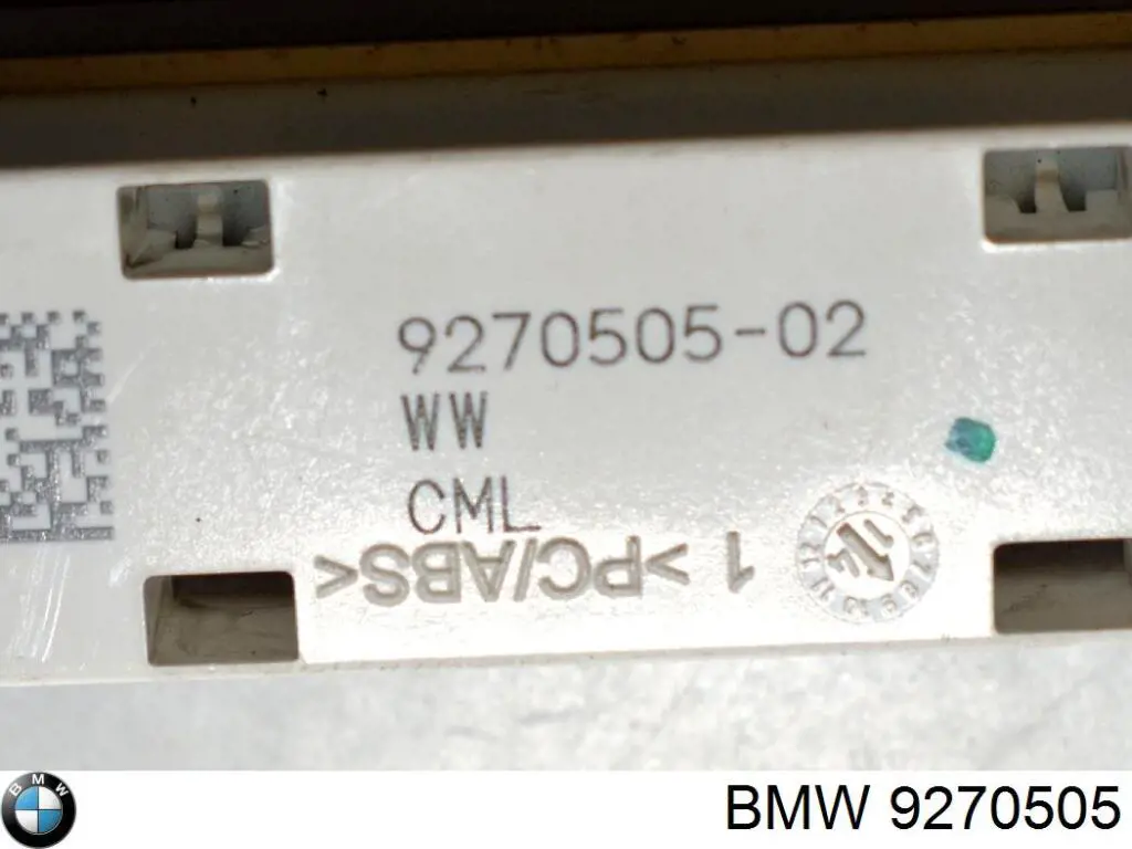 9270505 BMW Lâmpada da luz de fundo na porta