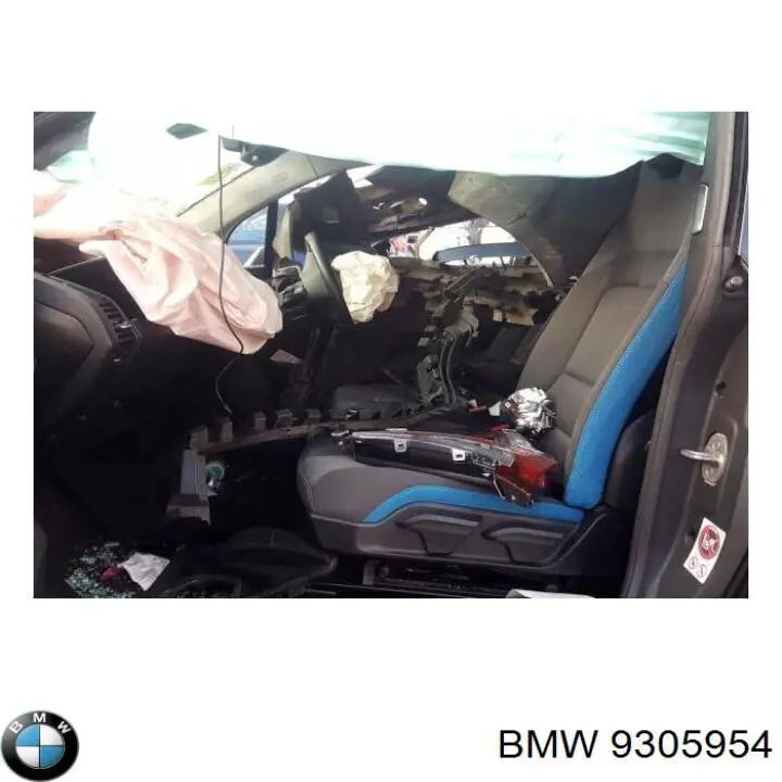 Anel AIRBAG de contato, cabo plano do volante 9305954 BMW