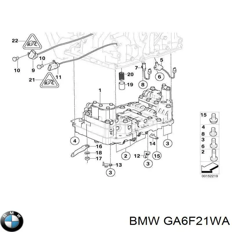 Compre GA6F21WA BMW Caixa Automática de Mudança montada