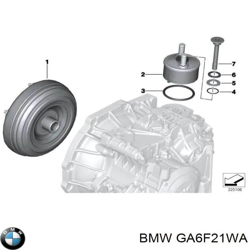Caixa Automática de Mudança montada BMW GA6F21WA preço, a partir de 915,98 USD