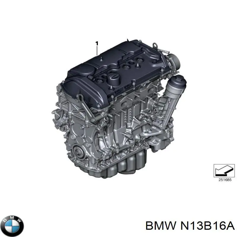 Motor montado BMW N13B16A preço, a partir de 5815,82 USD